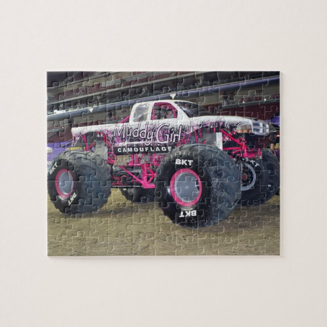 Puzzle Camion Monstre Rose (Horizontal)