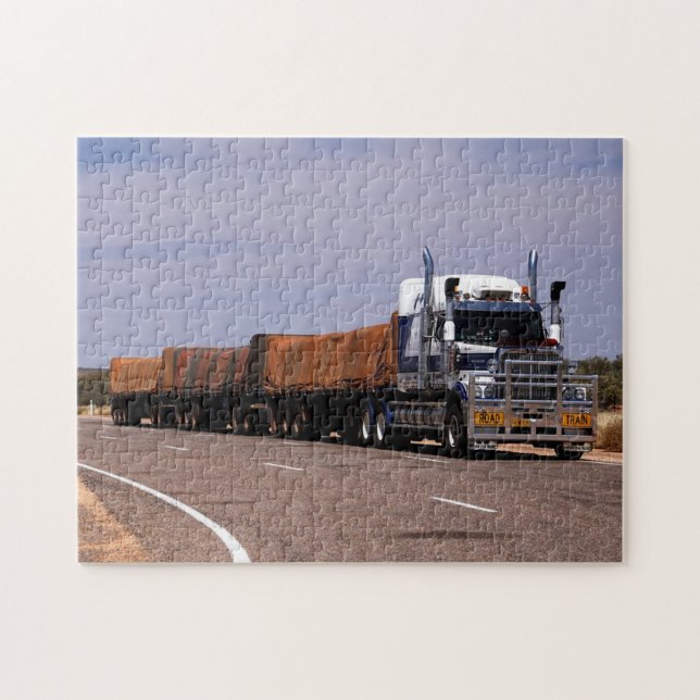 Puzzle Camion Road Train Australie Lasseter Highway (Horizontal)