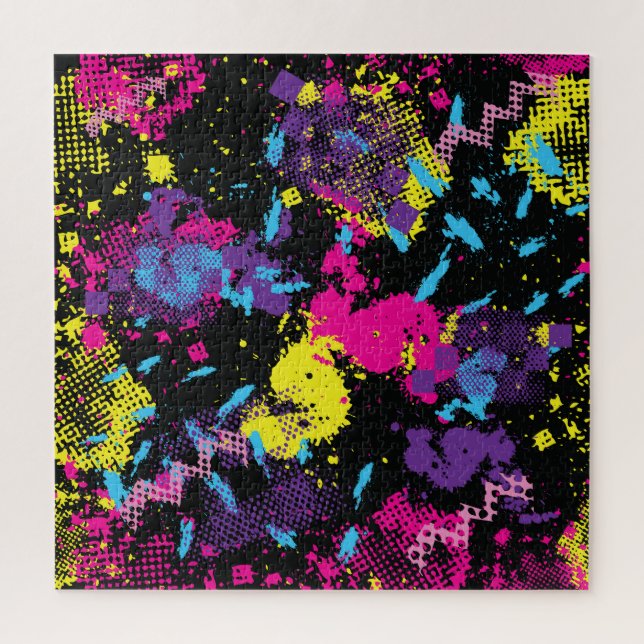 Puzzle Camouflage classique : Motif Vintage sans couture (Vertical)