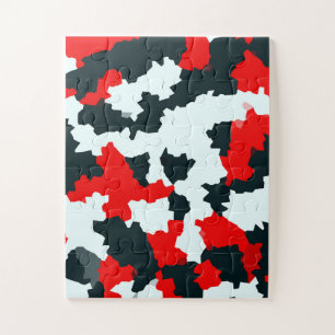 Puzzle Camouflage en mosaïque Abstraite géométrique irrég