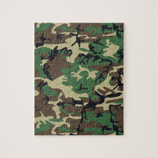 Puzzle Camouflage militaire (Vertical)
