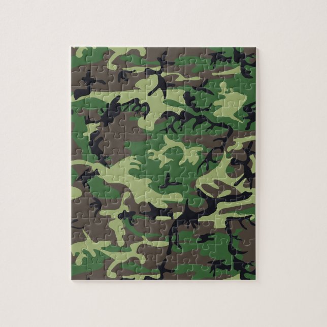 Puzzle Camouflage militaire (Vertical)