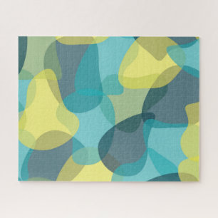 Puzzle Camouflage, moderne, cool, tendance, géométrique u