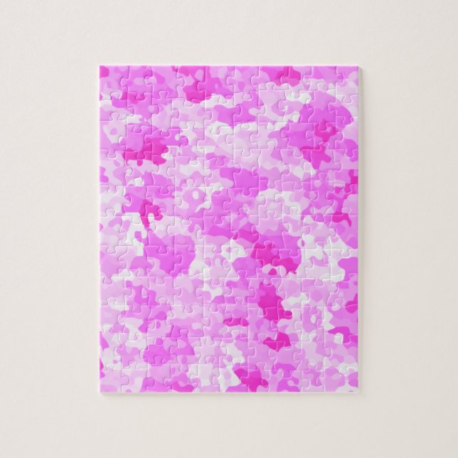 Puzzle Camouflage Rose (Vertical)