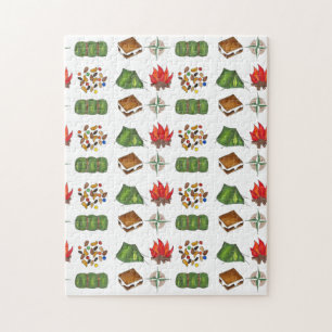 Puzzle Camp d'été Compass Sac à couchage de la tente