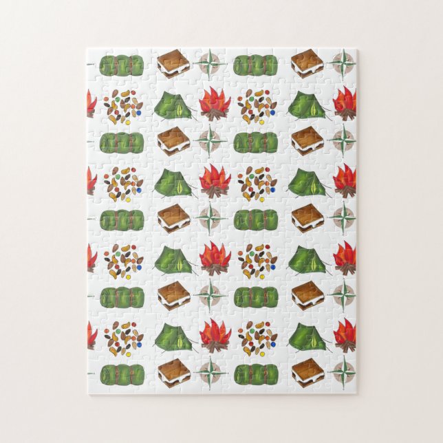 Puzzle Camp d'été Compass Sac à couchage de la tente (Vertical)