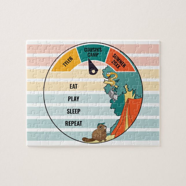 Puzzle Camp d'été de l'Opossum de serpent de castor pour  (Horizontal)