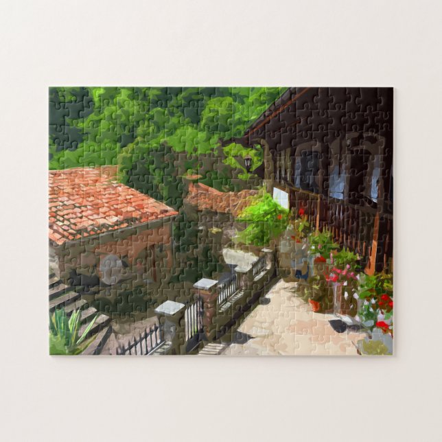 Puzzle Campagne Accueil, Portugal Carte Postale Jigsaw Pu (Horizontal)