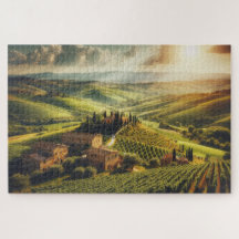 Campagne toscane - Paysage panoramique à couper le