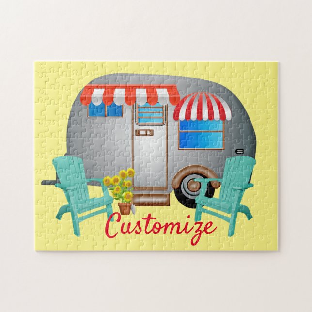 Puzzle Camper Caravane Teardrop Thunder_Cove (Horizontal)