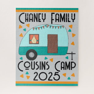 Puzzle Camper Rétro Camp Cousins