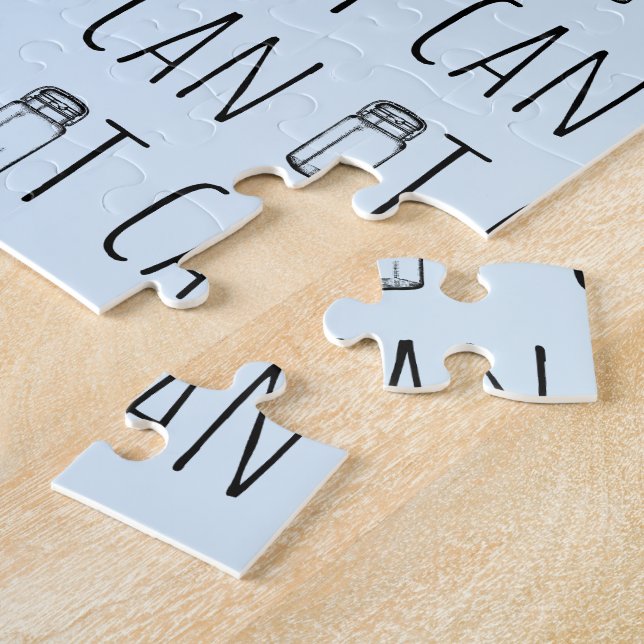 Puzzle Can It Vintage Glass Jar Canning Season (Côté)