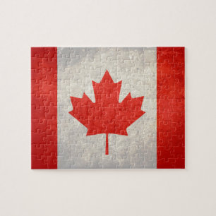 Puzzle Canada; drapeau canadien