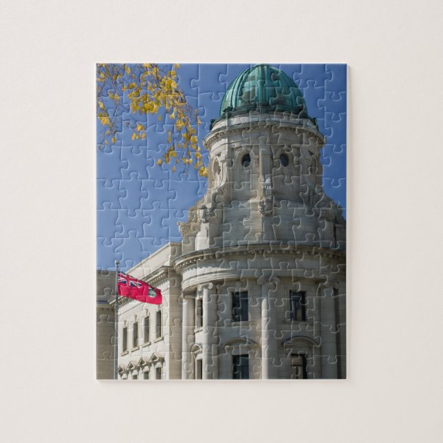 Puzzle CANADA, Manitoba, Winnipeg : Les palais de justice (Vertical)