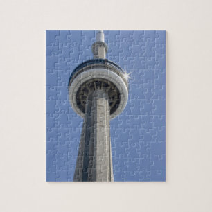 Puzzle Canada, Ontario, Toronto. Haut de la Tour CN avec