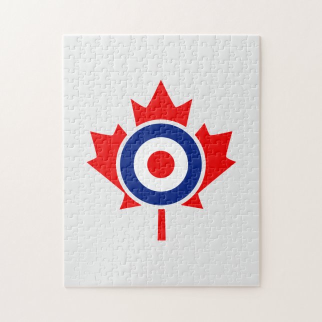 Puzzle Canadian Maple Leaf Roundel Mod CANADA (Vertical)