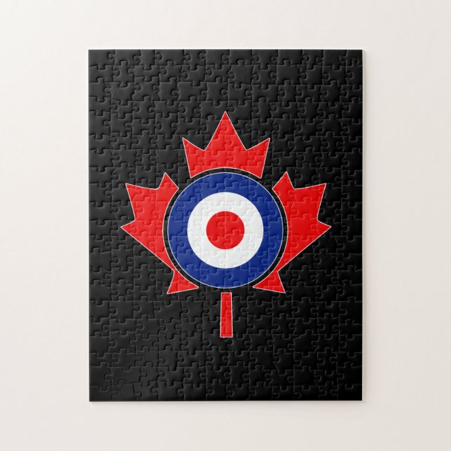 Puzzle Canadian Maple Leaf Roundel Mod CANADA (Vertical)