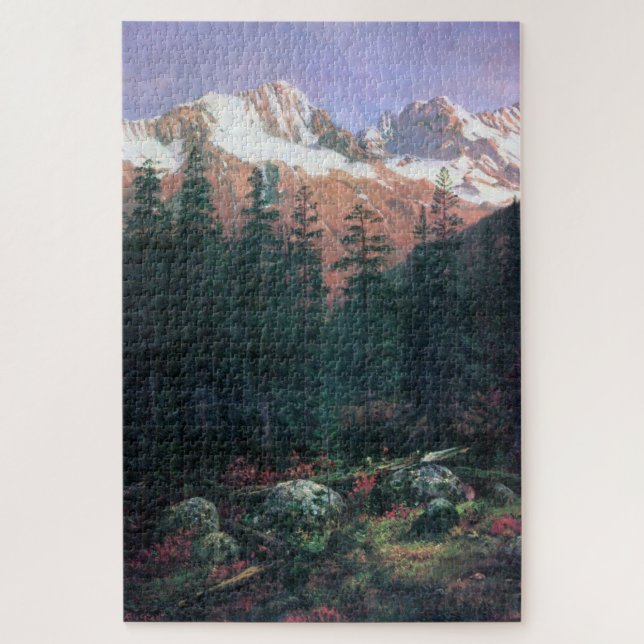 Puzzle Canadian Rockies, Albert Bierstadt (Vertical)
