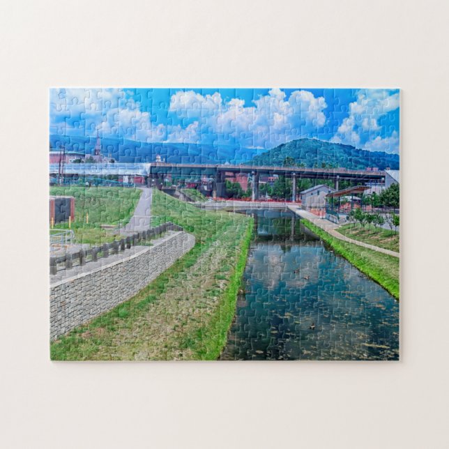 Puzzle Canal Chesapeake  Ohio Maryland. (Horizontal)
