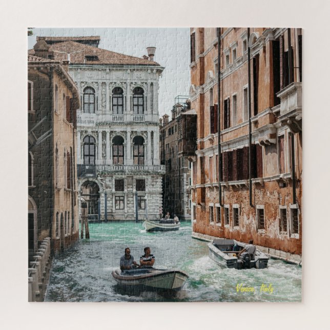 Puzzle Canal de bateau de Venise (Vertical)