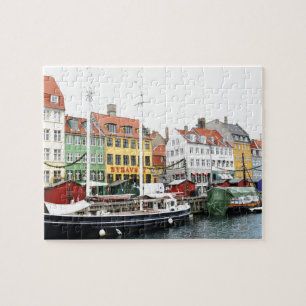 Puzzle Canal de Nyhavn à Copenhague, Danmark