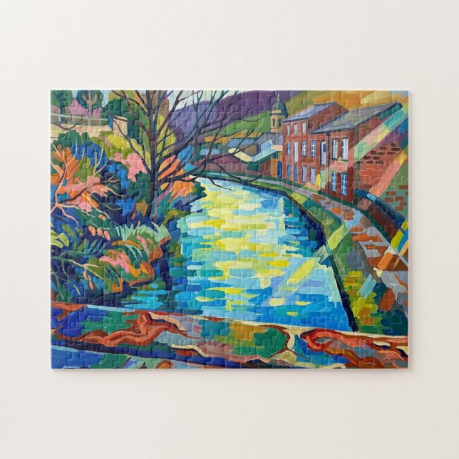 Puzzle Canal de Rochdale Sowerby Bridge  (Horizontal)