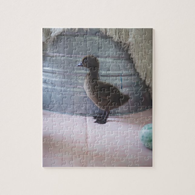 Puzzle Canard, Brown bébé foncé Canard (Vertical)
