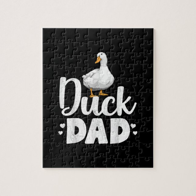 Puzzle Canard papa Drôle Eau Ducklage Fermier Dons (Vertical)