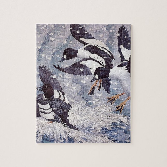 Puzzle Canards de Goldeneyes de Charles Tunnicliffe (Vertical)