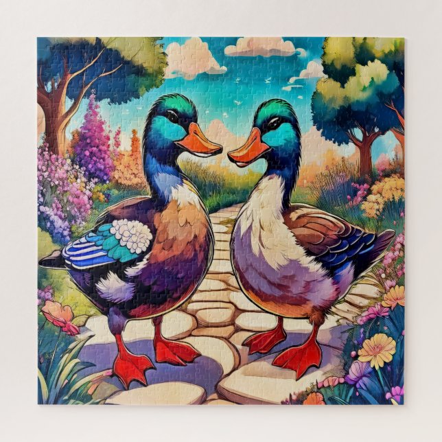 Puzzle Canards de jardin (Vertical)