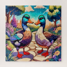 Canards de jardin