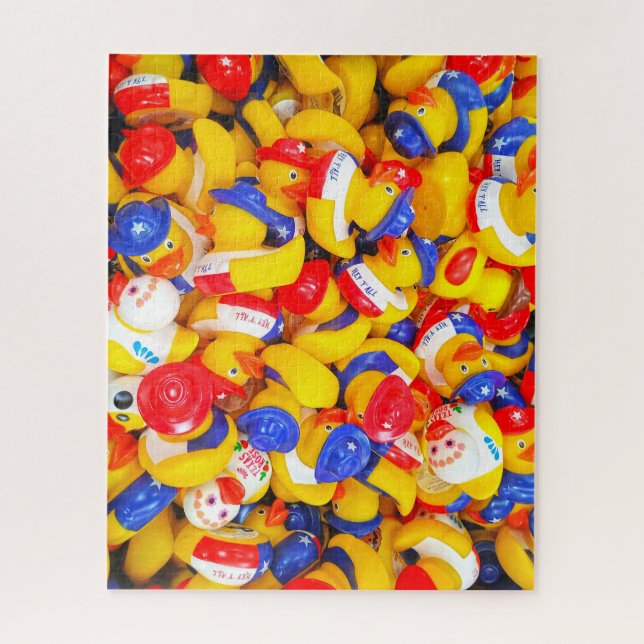 Puzzle Canards en caoutchouc du Texas (Vertical)