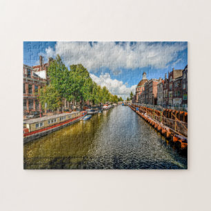 Puzzle Canaux d'Amsterdam.