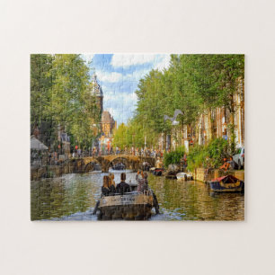Puzzle Canaux d'Amsterdam.