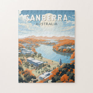 Puzzle Canberra Australie Travel Art Vintage