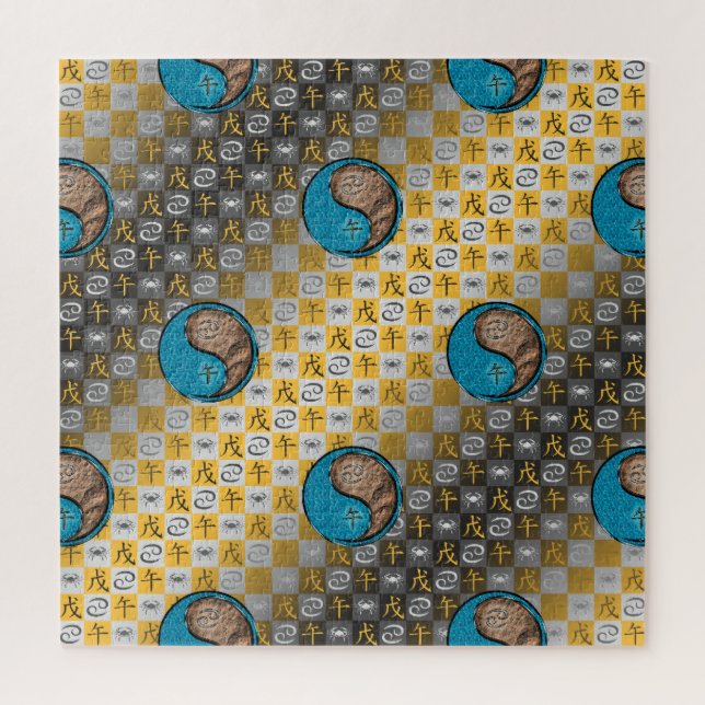 Puzzle Cancer & Cheval de Terre (Vertical)