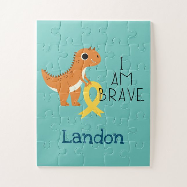 Puzzle cancer de l'enfance. brave.custom nom-Puzzle (Vertical)