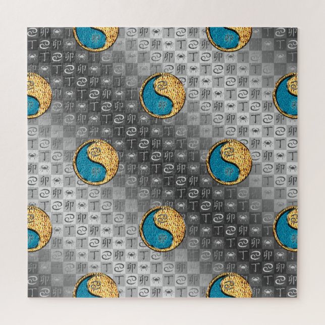 Puzzle Cancer & Lapin de Feu (Vertical)