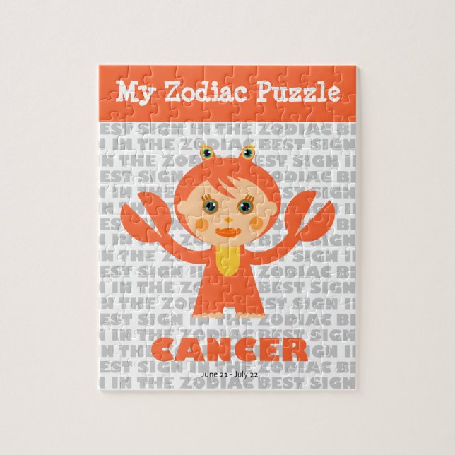 Puzzle Cancer, mon énigme du zodiaque (Vertical)