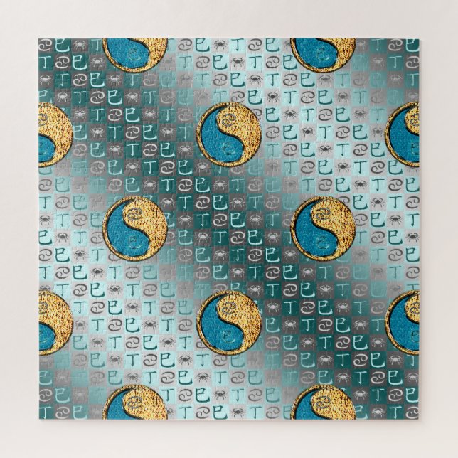 Puzzle Cancer & Serpent de feu (Vertical)