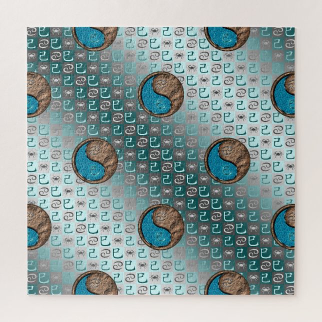 Puzzle Cancer & Serpent de terre (Vertical)