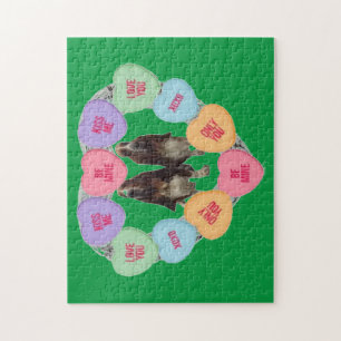 Puzzle Candy Love Coeurs avec des actifs