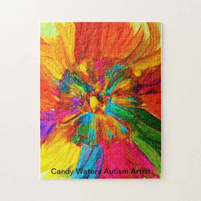 Puzzle Candy Waters Artiste de l'autisme (Vertical)
