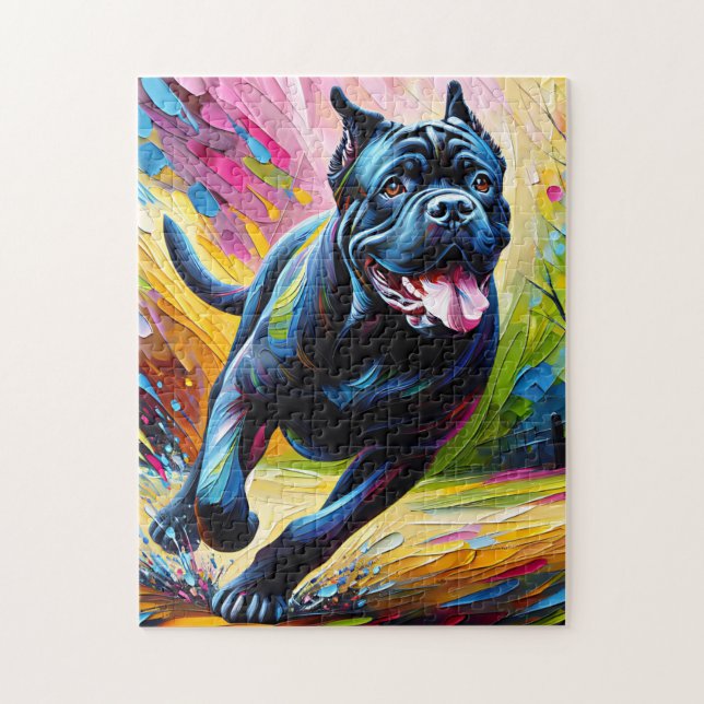 Puzzle Cane Corso Chien Acrylique Art Imprimer Amoureux d (Vertical)