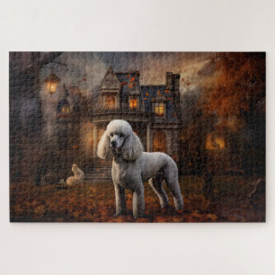 Puzzle Caniche Halloween Effrayant