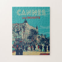 Cannes Côte d'Azur La Croisette Illust France