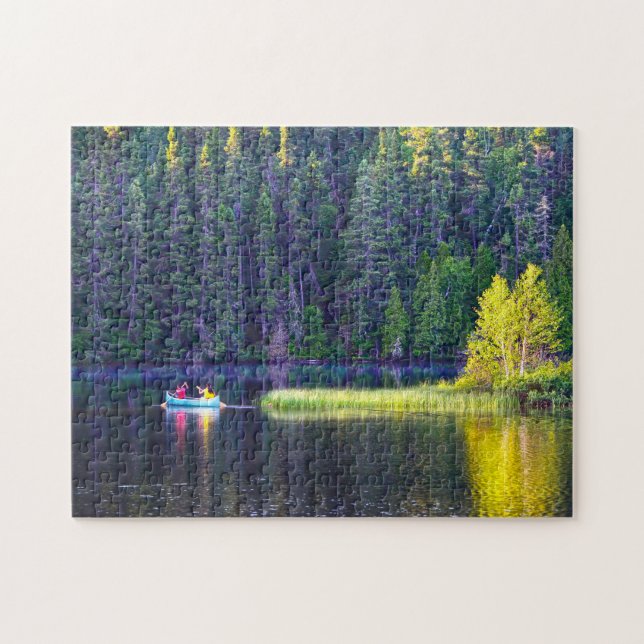 Puzzle Canoë-kayak au Québec, Canada. (Horizontal)