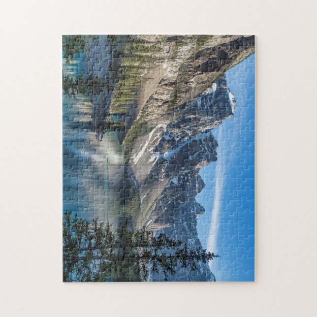 Puzzle Canot sur le lac Moraine (Vertical)