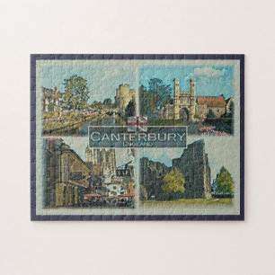 Puzzle Canterbury - Angleterre - Europe -