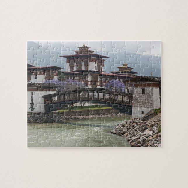 Puzzle Cantilevered bridge near Punakha (Horizontal)